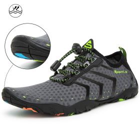 Light And Portable Beach Wading Shoes (Option: Grey-44)
