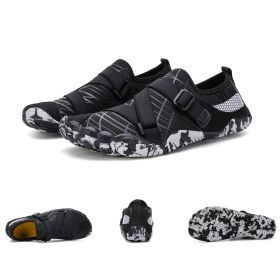 Fitness Yoga Outdoor Large Size Hiking Shoes (Option: A026 black-39)