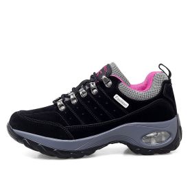 Sneakers Air Cushion Sole Casual Shoes (Option: Black-40)